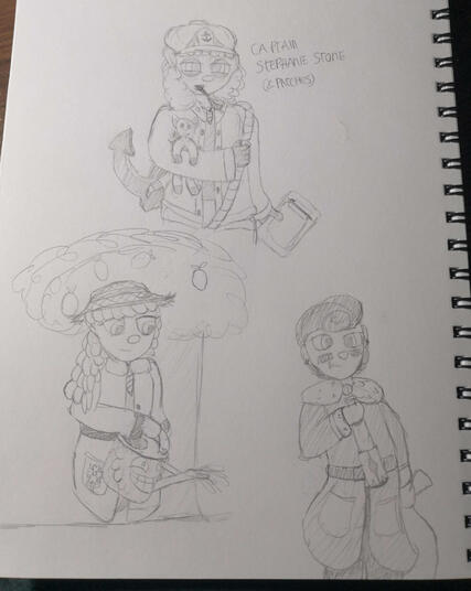Load of Sketches for a tabletop game I run for a friend? 22-23