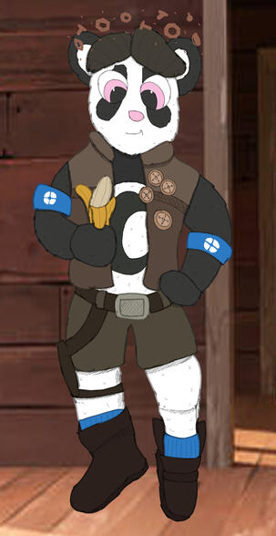 Old panda design in tf2 drip 23