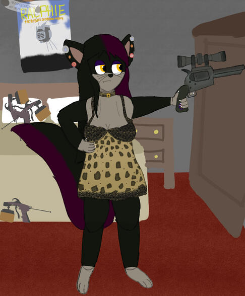 Commission for a friend of their tabaxi in new vegas drip 23