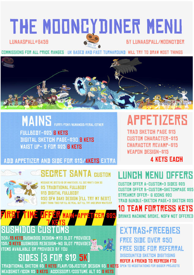 Price sheet! (not fixed just advisory!)